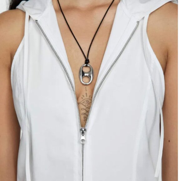 Mango | Metal pendant necklace | NWOT - Picture 1 of 5